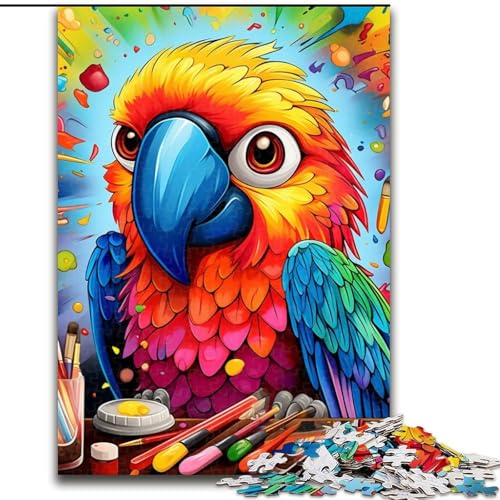 Papagei-Puzzle mit 1000 Teilen, anspruchsvolles Rätsel, Denkspiel für Teenager, 26x38cm von LYXIANY