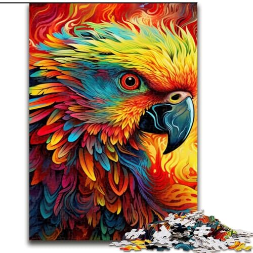 Papageien-Puzzle 1000 Teile für Erwachsene. Schwierige Puzzles für Erwachsene. Perfekt für Familienspaß an Weihnachten, Thanksgiving, Geburtstagen und Ostern. 50x75cm von LYXIANY