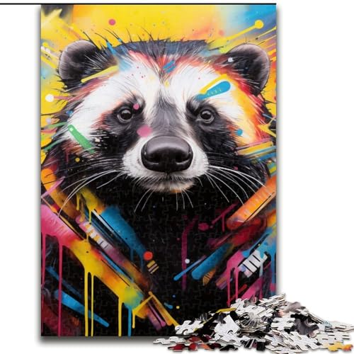 Pferde-Graffiti-Puzzle, 1000 Teile, Holzpuzzle für Erwachsene, interaktives Familienspiel, DIY-Heimdekoration, Gehirn-Herausforderung, Geschenk, 50x75cm Pferde-Graffiti-Puzzle, 1000 Teile, Holzpuzzle für Erwachsene, interaktives Familienspiel, DIY-Heimdekoration, Gehirn-Herausforderung, Geschenk, 50x75cm von LYXIANY