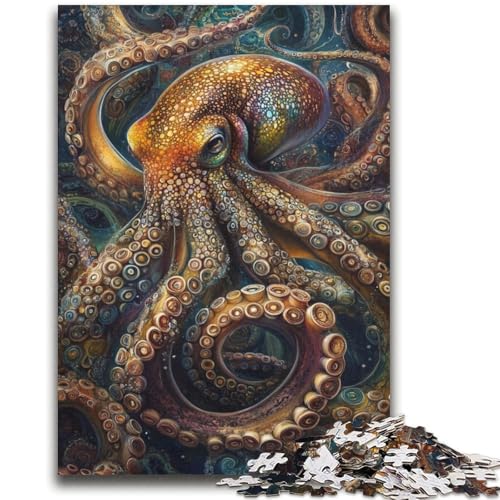 Pinguine unter der Aurora, Puzzle für Teenager, 1000 Teile, lustige Spiele, jedes Teil ist einzigartig – anspruchsvolles Familienspiel (38x52cm) von LYXIANY