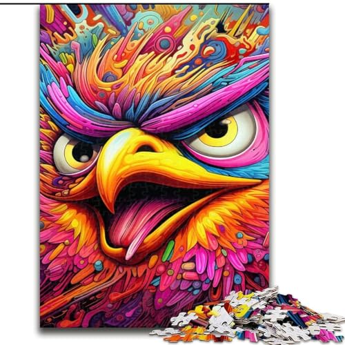Pink Bird Puzzles für Erwachsene, 1000-teiliges unmögliches Puzzle für Erwachsene, DIY-Kunstdekor, 50x75cm Pink Bird Puzzles für Erwachsene, 1000-teiliges unmögliches Puzzle für Erwachsene, DIY-Kunstdekor, 50x75cm von LYXIANY