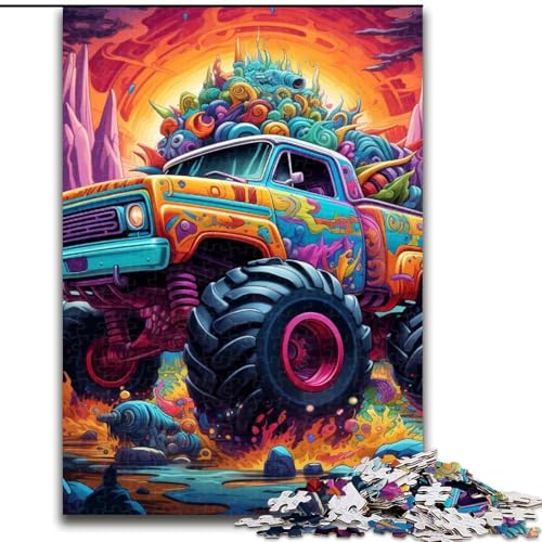 Psychedelic Truck 1000-teiliges Puzzle, anspruchsvolles Denkspiel für Teenager, 50x75cm Psychedelic Truck 1000-teiliges Puzzle, anspruchsvolles Denkspiel für Teenager, 50x75cm von LYXIANY