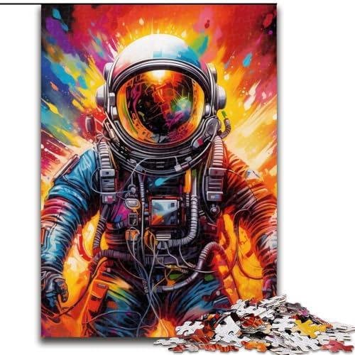 Puzzle 1000 Teile, Astronaut, 1000 Teile, Puzzle, Geschenke, ideal für Büro, Schlafzimmer, Wohnzimmer, Dekoration, 26x38cm Puzzle 1000 Teile, Astronaut, 1000 Teile, Puzzle, Geschenke, ideal für Büro, Schlafzimmer, Wohnzimmer, Dekoration, 26x38cm von LYXIANY