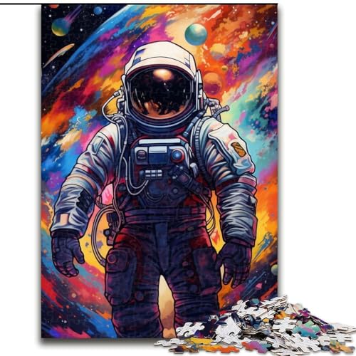 Puzzle 1000 Teile, Astronaut, 1000 Teile, Puzzle, Spielzeug, Geschenk, pädagogisches, intellektuelles, entspannendes Spaßspiel für die ganze Familie, 26x38cm Puzzle 1000 Teile, Astronaut, 1000 Teile, Puzzle, Spielzeug, Geschenk, pädagogisches, intellektuelles, entspannendes Spaßspiel für die ganze Familie, 26x38cm von LYXIANY