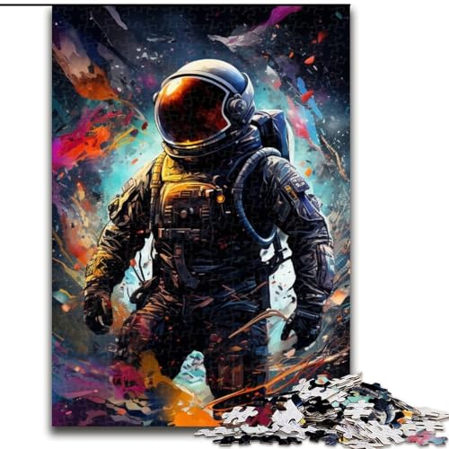 Puzzle 1000 Teile, Astronaut, 1000 Teile, Puzzle, Spielzeug, Geschenk, pädagogisches, intellektuelles, entspannendes Spaßspiel für die ganze Familie, 50x75cm Puzzle 1000 Teile, Astronaut, 1000 Teile, Puzzle, Spielzeug, Geschenk, pädagogisches, intellektuelles, entspannendes Spaßspiel für die ganze Familie, 50x75cm von LYXIANY
