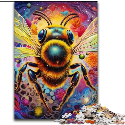 Puzzle 1000 Teile, Biene, 1000 Teile, Puzzle, Spielzeug, Geschenk, pädagogisches, intellektuelles, entspannendes, lustiges Familienspiel, 26x38cm Puzzle 1000 Teile, Biene, 1000 Teile, Puzzle, Spielzeug, Geschenk, pädagogisches, intellektuelles, entspannendes, lustiges Familienspiel, 26x38cm von LYXIANY
