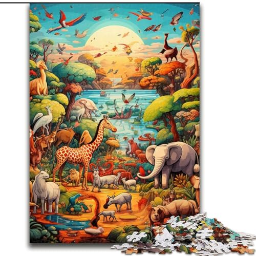 Puzzle 1000 Teile, Bunte Kunst, Tierwelt, Puzzles für Erwachsene, 1000 Teile, für Jugendliche, Lernspiele, Geschenke, 26x38cm Puzzle 1000 Teile, Bunte Kunst, Tierwelt, Puzzles für Erwachsene, 1000 Teile, für Jugendliche, Lernspiele, Geschenke, 26x38cm von LYXIANY