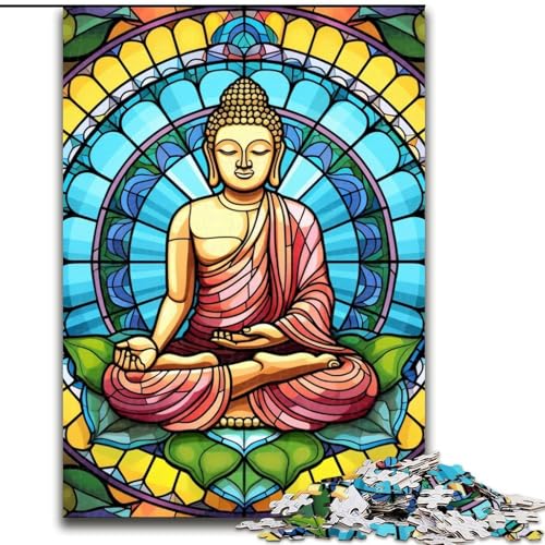 Puzzle 1000 Teile, Bunter Buddha, 1000 Teile, Puzzle, Spielzeug, Geschenk, pädagogisches, intellektuelles, entspannendes, lustiges Familienspiel, 26x38cm Puzzle 1000 Teile, Bunter Buddha, 1000 Teile, Puzzle, Spielzeug, Geschenk, pädagogisches, intellektuelles, entspannendes, lustiges Familienspiel, 26x38cm von LYXIANY