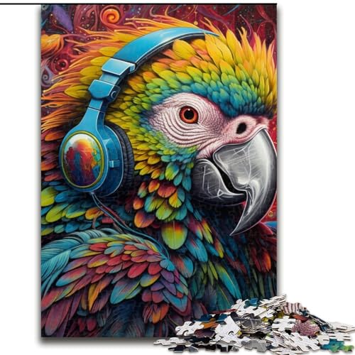 Puzzle 1000 Teile, Bunter Papagei, 1000 Teile, Puzzle, Spielzeug, Geschenk, pädagogisches, intellektuelles, entspannendes, lustiges Familienspiel, 50x75cm Puzzle 1000 Teile, Bunter Papagei, 1000 Teile, Puzzle, Spielzeug, Geschenk, pädagogisches, intellektuelles, entspannendes, lustiges Familienspiel, 50x75cm von LYXIANY