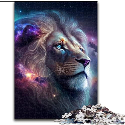 Puzzle 1000 Teile, Cosmic Mufasa, König der Löwen, Holzpuzzle, interaktives Familienspiel, Denksportaufgabe, Lernspielzeug, Größe 50x75cm Puzzle 1000 Teile, Cosmic Mufasa, König der Löwen, Holzpuzzle, interaktives Familienspiel, Denksportaufgabe, Lernspielzeug, Größe 50x75cm von LYXIANY