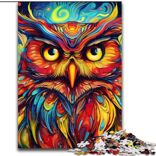 Puzzle 1000 Teile, Eulen-Puzzle für Erwachsene, 1000 Teile, für Jugendliche, Lernspiele, Geschenke, 50x75cm Puzzle 1000 Teile, Eulen-Puzzle für Erwachsene, 1000 Teile, für Jugendliche, Lernspiele, Geschenke, 50x75cm von LYXIANY