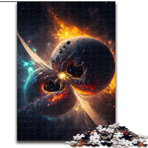 Puzzle 1000 Teile, Farben des Weltraumplaneten, Holzpuzzle, interaktives Familienspiel, Denksportaufgabe, Lernspielzeug, Größe 50x75cm Puzzle 1000 Teile, Farben des Weltraumplaneten, Holzpuzzle, interaktives Familienspiel, Denksportaufgabe, Lernspielzeug, Größe 50x75cm von LYXIANY