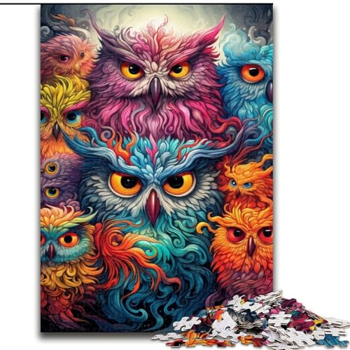 Puzzle 1000 Teile, Farbeule, anspruchsvolle Puzzles, 50x75cm, kompliziertes Design für Teenager, DIY-Dekor und gehirnfördernder Spaß Puzzle 1000 Teile, Farbeule, anspruchsvolle Puzzles, 50x75cm, kompliziertes Design für Teenager, DIY-Dekor und gehirnfördernder Spaß von LYXIANY