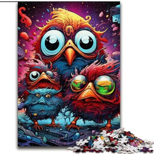 Puzzle 1000 Teile, Farbvogel, 1000 Teile, Puzzle, Spielzeug, Geschenk, pädagogisches, intellektuelles, entspannendes Spaßspiel für die ganze Familie, 26x38cm Puzzle 1000 Teile, Farbvogel, 1000 Teile, Puzzle, Spielzeug, Geschenk, pädagogisches, intellektuelles, entspannendes Spaßspiel für die ganze Familie, 26x38cm von LYXIANY