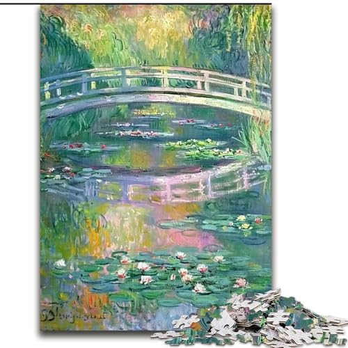 Puzzle 1000 Teile, Frühlingsbrücke, Puzzle aus Holz, Spaß für die ganze Familie, Basteln, perfekt für Geburtstage, Feiertage, Größe 50x75cm Puzzle 1000 Teile, Frühlingsbrücke, Puzzle aus Holz, Spaß für die ganze Familie, Basteln, perfekt für Geburtstage, Feiertage, Größe 50x75cm von LYXIANY