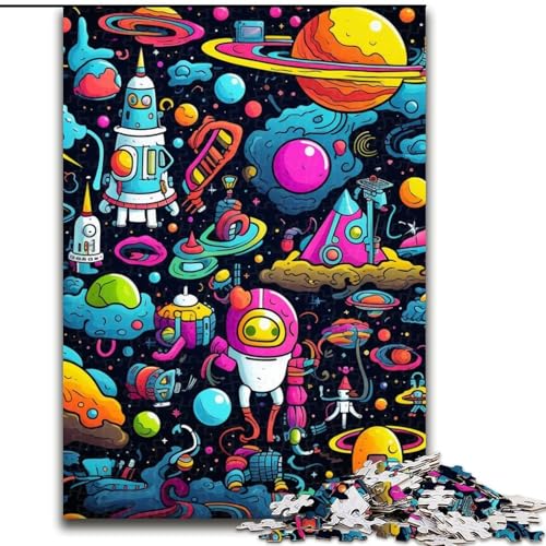 Puzzle 1000 Teile, Galaxie-Planet, 1000-teiliges Puzzle, Spielzeug, Geschenk, pädagogisches, intellektuelles, entspannendes Spaßspiel für die ganze Familie, 26x38cm Puzzle 1000 Teile, Galaxie-Planet, 1000-teiliges Puzzle, Spielzeug, Geschenk, pädagogisches, intellektuelles, entspannendes Spaßspiel für die ganze Familie, 26x38cm von LYXIANY
