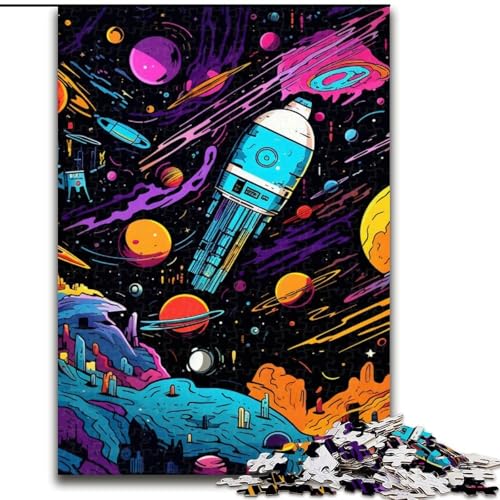Puzzle 1000 Teile, Galaxie-Planet, anspruchsvolles Puzzle, anspruchsvolles Denkspiel für Teenager, Spaß am Familienspielabend, 50x75cm Puzzle 1000 Teile, Galaxie-Planet, anspruchsvolles Puzzle, anspruchsvolles Denkspiel für Teenager, Spaß am Familienspielabend, 50x75cm von LYXIANY