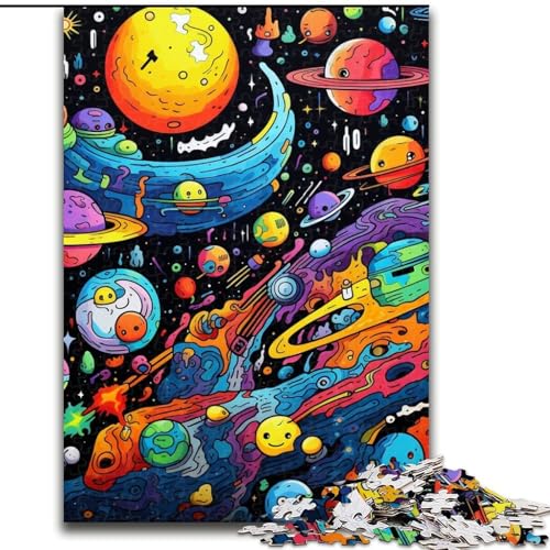 Puzzle 1000 Teile, Galaxie-Planeten-Puzzle für Erwachsene, 1000 Teile, für Jugendliche, Lernspiele, Geschenke, 26x38cm Puzzle 1000 Teile, Galaxie-Planeten-Puzzle für Erwachsene, 1000 Teile, für Jugendliche, Lernspiele, Geschenke, 26x38cm von LYXIANY