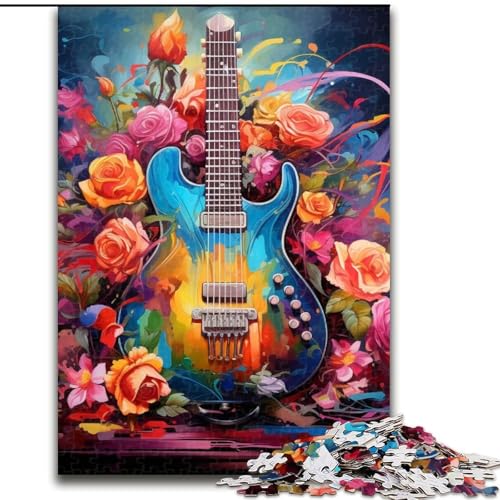 Puzzle 1000 Teile, Gitarren-Puzzle für Erwachsene, 1000 Teile, für Jugendliche, Lernspiele, Geschenke, 50x75cm Puzzle 1000 Teile, Gitarren-Puzzle für Erwachsene, 1000 Teile, für Jugendliche, Lernspiele, Geschenke, 50x75cm von LYXIANY