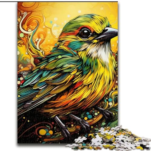 Puzzle 1000 Teile, Grüner Spatz, 1000 Teile, Puzzle, Spielzeug, Geschenk, pädagogisches, intellektuelles, entspannendes, lustiges Familienspiel, 26x38cm Puzzle 1000 Teile, Grüner Spatz, 1000 Teile, Puzzle, Spielzeug, Geschenk, pädagogisches, intellektuelles, entspannendes, lustiges Familienspiel, 26x38cm von LYXIANY