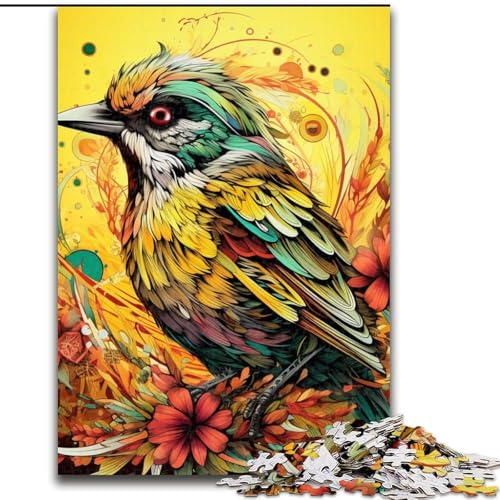Puzzle 1000 Teile, Grüner Spatz, Puzzle 1000 Teile für Erwachsene, interaktives Familienspiel, DIY-Heimdekoration, Gehirn-Herausforderung, Geschenk, 26x38cm Puzzle 1000 Teile, Grüner Spatz, Puzzle 1000 Teile für Erwachsene, interaktives Familienspiel, DIY-Heimdekoration, Gehirn-Herausforderung, Geschenk, 26x38cm von LYXIANY
