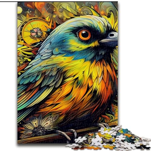 Puzzle 1000 Teile, Grüner Spatz, anspruchsvolles Puzzle, anspruchsvolles Denkspiel für Teenager, Spaß am Familienspieleabend, 50x75cm Puzzle 1000 Teile, Grüner Spatz, anspruchsvolles Puzzle, anspruchsvolles Denkspiel für Teenager, Spaß am Familienspieleabend, 50x75cm von LYXIANY