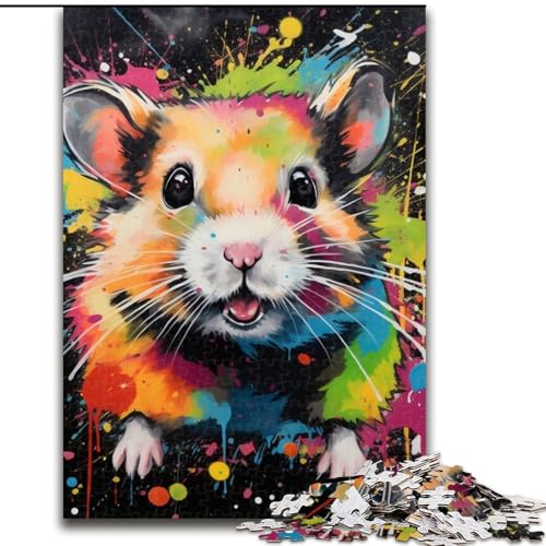 Puzzle 1000 Teile, Hamster-Puzzle für Erwachsene, 1000 Teile, für Jugendliche, Lernspiele, Geschenke, 26x38cm Puzzle 1000 Teile, Hamster-Puzzle für Erwachsene, 1000 Teile, für Jugendliche, Lernspiele, Geschenke, 26x38cm von LYXIANY