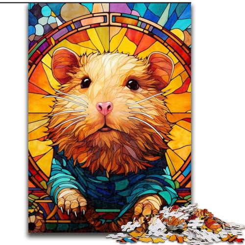 Puzzle 1000 Teile, Hamster-Puzzle für Erwachsene, 1000 Teile, für Jugendliche, Lernspiele, Geschenke, 26x38cm Puzzle 1000 Teile, Hamster-Puzzle für Erwachsene, 1000 Teile, für Jugendliche, Lernspiele, Geschenke, 26x38cm von LYXIANY