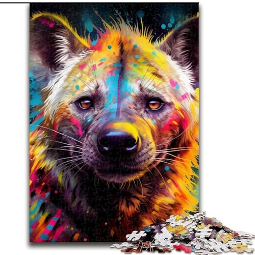Puzzle 1000 Teile, Hyäne, anspruchsvolles Puzzle, anspruchsvolles Denkspiel für Teenager, Spaß am Familienspielabend, 50x75cm Puzzle 1000 Teile, Hyäne, anspruchsvolles Puzzle, anspruchsvolles Denkspiel für Teenager, Spaß am Familienspielabend, 50x75cm von LYXIANY