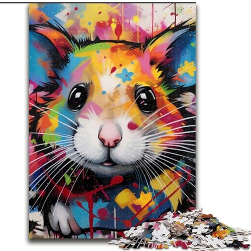 Puzzle 1000 Teile, Igel-Graffiti, 1000 Teile, Puzzle, Spielzeug, Geschenk, pädagogisches, intellektuelles, entspannendes Spaßspiel für die ganze Familie, 50x75cm Puzzle 1000 Teile, Igel-Graffiti, 1000 Teile, Puzzle, Spielzeug, Geschenk, pädagogisches, intellektuelles, entspannendes Spaßspiel für die ganze Familie, 50x75cm von LYXIANY