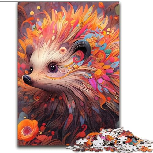 Puzzle 1000 Teile, Igel-Puzzle für Erwachsene, 1000 Teile, für Jugendliche, Lernspiele, Geschenke, 26x38cm Puzzle 1000 Teile, Igel-Puzzle für Erwachsene, 1000 Teile, für Jugendliche, Lernspiele, Geschenke, 26x38cm von LYXIANY
