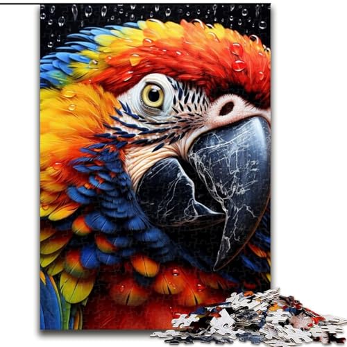Puzzle 1000 Teile, Jigsaw Art Papagei Puzzles für Erwachsene, Größe: 50x75cm, Muttertag, Geburtstag, Weihnachten von LYXIANY