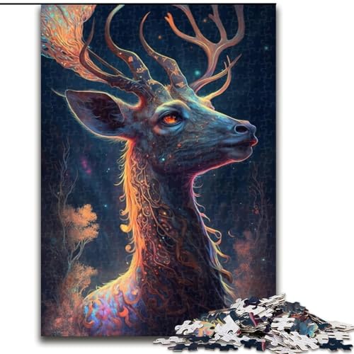 Puzzle 1000 Teile, Magische Giraffe, Holzpuzzle, interaktives Familienspiel, Denksportaufgabe, Lernspielzeug, Größe 50x75cm Puzzle 1000 Teile, Magische Giraffe, Holzpuzzle, interaktives Familienspiel, Denksportaufgabe, Lernspielzeug, Größe 50x75cm von LYXIANY