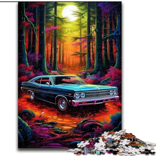 Puzzle 1000 Teile, Neonauto in der Natur, Holzpuzzle für Erwachsene, Größe 50x75cm, Denkspiel für Teenager und Familieninteraktion Puzzle 1000 Teile, Neonauto in der Natur, Holzpuzzle für Erwachsene, Größe 50x75cm, Denkspiel für Teenager und Familieninteraktion von LYXIANY