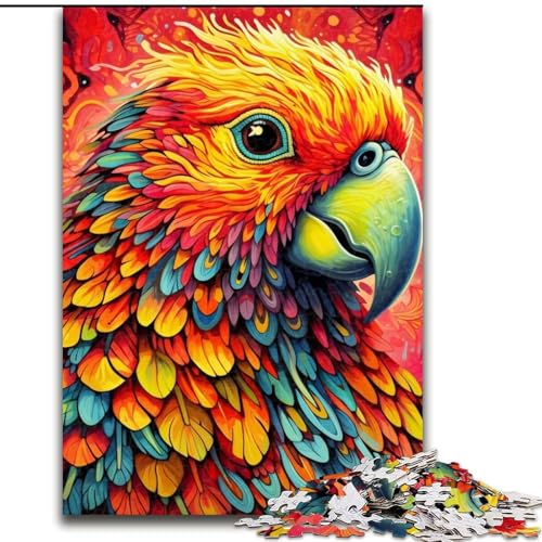 Puzzle 1000 Teile, Papagei, 1000 Teile, Puzzle, Spielzeug, Geschenk, pädagogisches, intellektuelles, entspannendes, lustiges Familienspiel, 26x38cm Puzzle 1000 Teile, Papagei, 1000 Teile, Puzzle, Spielzeug, Geschenk, pädagogisches, intellektuelles, entspannendes, lustiges Familienspiel, 26x38cm von LYXIANY