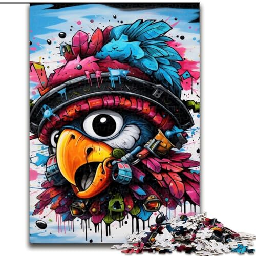 Puzzle 1000 Teile, Piratenpapagei, anspruchsvolles Puzzle, anspruchsvolles Denkspiel für Teenager, Spaß am Familienspielabend, 50x75cm Puzzle 1000 Teile, Piratenpapagei, anspruchsvolles Puzzle, anspruchsvolles Denkspiel für Teenager, Spaß am Familienspielabend, 50x75cm von LYXIANY