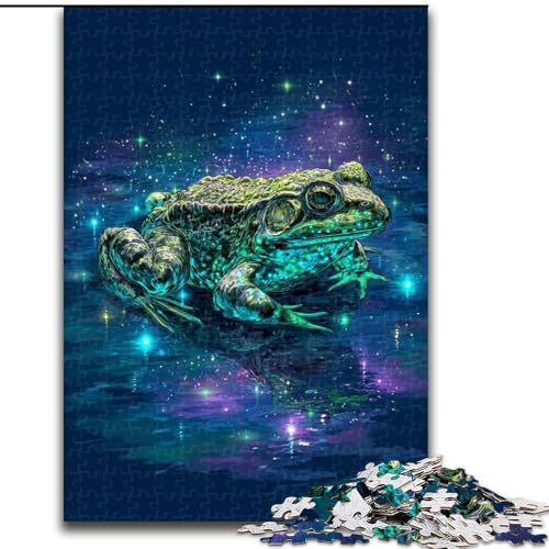 Puzzle 1000 Teile, Psychedelischer Frosch, Puzzle aus Holz, anspruchsvolles Denkspiel für Teenager, Familienspaß, interaktives Spiel, Größe 50x75cm Puzzle 1000 Teile, Psychedelischer Frosch, Puzzle aus Holz, anspruchsvolles Denkspiel für Teenager, Familienspaß, interaktives Spiel, Größe 50x75cm von LYXIANY