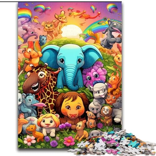 Puzzle 1000 Teile, Puzzlekunst, Tierwelt, Puzzles für Erwachsene, 1000 Teile, für Jugendliche, Lernspiele, Geschenke, 50x75cm Puzzle 1000 Teile, Puzzlekunst, Tierwelt, Puzzles für Erwachsene, 1000 Teile, für Jugendliche, Lernspiele, Geschenke, 50x75cm von LYXIANY
