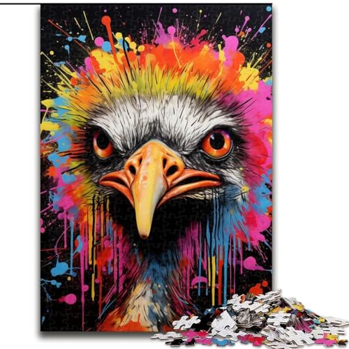 Puzzle 1000 Teile, Strauß-Puzzle für Erwachsene, 1000 Teile, für Jugendliche, Lernspiele, Geschenke, 26x38cm Puzzle 1000 Teile, Strauß-Puzzle für Erwachsene, 1000 Teile, für Jugendliche, Lernspiele, Geschenke, 26x38cm von LYXIANY