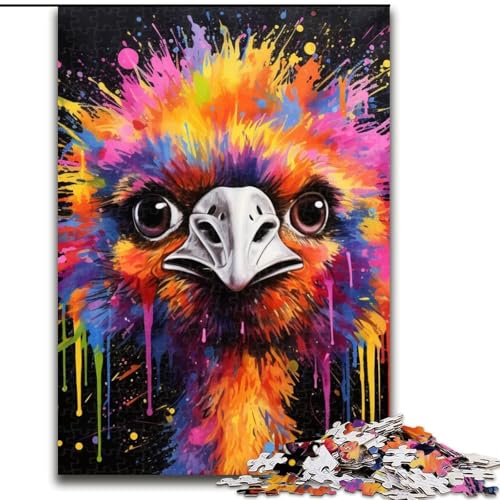 Puzzle 1000 Teile, Strauß-Puzzle für Erwachsene, 1000 Teile, für Jugendliche, Lernspiele, Geschenke, 26x38cm Puzzle 1000 Teile, Strauß-Puzzle für Erwachsene, 1000 Teile, für Jugendliche, Lernspiele, Geschenke, 26x38cm von LYXIANY