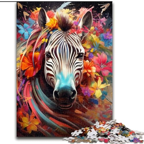Puzzle 1000 Teile, Zebra-Puzzle für Erwachsene, 1000 Teile, für Jugendliche, Lernspiele, Geschenke, 26x38cm Puzzle 1000 Teile, Zebra-Puzzle für Erwachsene, 1000 Teile, für Jugendliche, Lernspiele, Geschenke, 26x38cm von LYXIANY