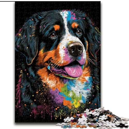 Puzzle 1000 Teile, bunter Hund, Holzpuzzle, interaktives Familienspiel, Denksportaufgabe, Lernspielzeug, Größe 50x75cm Puzzle 1000 Teile, bunter Hund, Holzpuzzle, interaktives Familienspiel, Denksportaufgabe, Lernspielzeug, Größe 50x75cm von LYXIANY