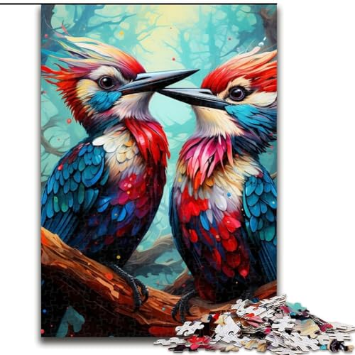 Puzzle 1000 Teile, bunter Specht, anspruchsvolles Puzzle, anspruchsvolles Denkspiel für Teenager, Spaß für den Familienspielabend, 50x75cm Puzzle 1000 Teile, bunter Specht, anspruchsvolles Puzzle, anspruchsvolles Denkspiel für Teenager, Spaß für den Familienspielabend, 50x75cm von LYXIANY