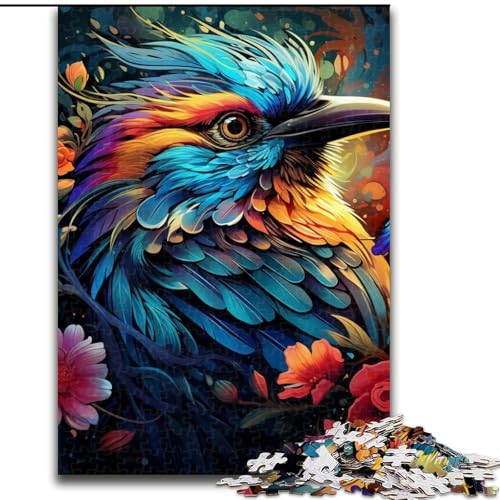 Puzzle 1000 Teile, buntes Kunstvogel-Puzzle für Erwachsene, 1000 Teile, für Jugendliche, Lernspiele, Geschenke, 26x38cm Puzzle 1000 Teile, buntes Kunstvogel-Puzzle für Erwachsene, 1000 Teile, für Jugendliche, Lernspiele, Geschenke, 26x38cm von LYXIANY