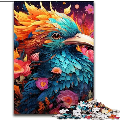 Puzzle 1000 Teile, buntes Kunstvogel-Puzzle für Erwachsene, 1000 Teile, für Jugendliche, Lernspiele, Geschenke, 26x38cm Puzzle 1000 Teile, buntes Kunstvogel-Puzzle für Erwachsene, 1000 Teile, für Jugendliche, Lernspiele, Geschenke, 26x38cm von LYXIANY