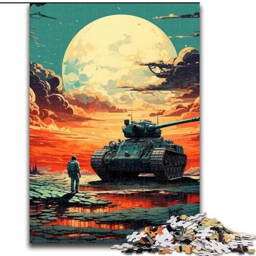 Puzzle 1000 Teile, farbenfrohes Kunst-Panzer-Puzzle, anspruchsvolles DIY-Denkspiel, perfektes Familienspiel oder dekoratives Geschenk, Größe: 38x26cm Puzzle 1000 Teile, farbenfrohes Kunst-Panzer-Puzzle, anspruchsvolles DIY-Denkspiel, perfektes Familienspiel oder dekoratives Geschenk, Größe: 38x26cm von LYXIANY