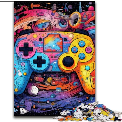 Puzzle 1000 Teile, farbenfrohes Spiel, anspruchsvolle Puzzles, 50x75cm, kompliziertes Design für Teenager, DIY-Dekor und gehirnfördernder Spaß Puzzle 1000 Teile, farbenfrohes Spiel, anspruchsvolle Puzzles, 50x75cm, kompliziertes Design für Teenager, DIY-Dekor und gehirnfördernder Spaß von LYXIANY