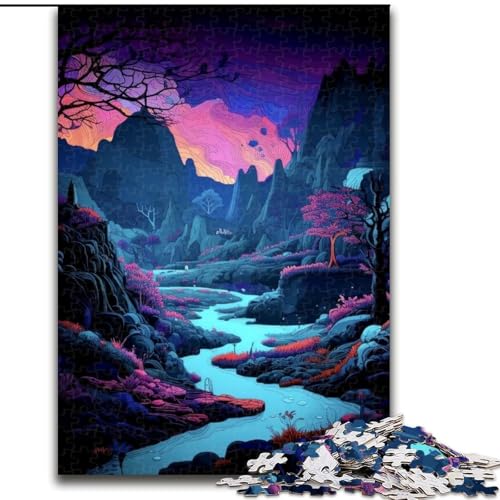 Puzzle 1000 Teile „Dunkler Wald“ Puzzle für Erwachsene, anspruchsvolles Denkspiel, Familienaktivität, Heimdekoration, Größe: 38x26cm Puzzle 1000 Teile „Dunkler Wald“ Puzzle für Erwachsene, anspruchsvolles Denkspiel, Familienaktivität, Heimdekoration, Größe: 38x26cm von LYXIANY