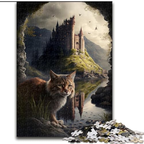 Puzzle 1000 Teile „Katzen auf einem fremden Planeten“, Holzpuzzle, interaktives Familienspiel, Denksportaufgabe, Lernspielzeug, Größe 50x75cm Puzzle 1000 Teile „Katzen auf einem fremden Planeten“, Holzpuzzle, interaktives Familienspiel, Denksportaufgabe, Lernspielzeug, Größe 50x75cm von LYXIANY