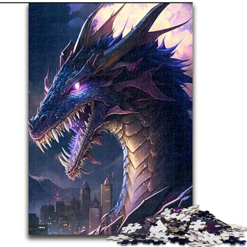Puzzle 1000 Teile „Kosmischer Drache“ aus Holz, interaktives Familienspiel, Denksportaufgabe, Lernspielzeug, Größe 50x75cm Puzzle 1000 Teile „Kosmischer Drache“ aus Holz, interaktives Familienspiel, Denksportaufgabe, Lernspielzeug, Größe 50x75cm von LYXIANY